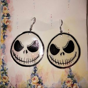 jack skelengton handmade earrings